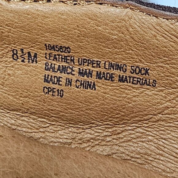 Sofft Florence Mary Jane Closed Toe Pumps Suede Patent Leather Brown Women's 8.5 - Picture 5 of 10